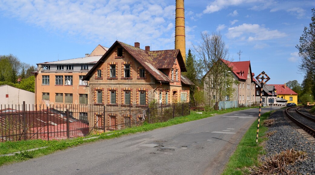 Vejprty – průmyslový objekt v Komenského ulici