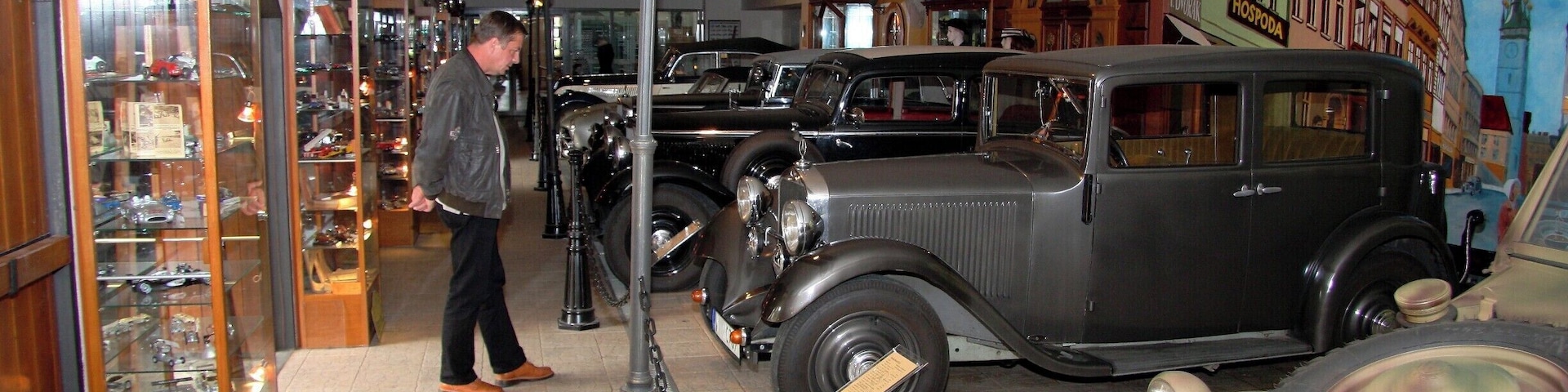 Slatinice 2, a small spa town near Olomouc this Veteran museum.
A beautiful collection of old cars at it seems in a forgotten state...We had our entrance by the bakery next door because nobody was around unfortunately and even the lights were out...
This place is a Goldmine for car lovers !
Website :
http://www.veteranmuseum.cz/en/index.html