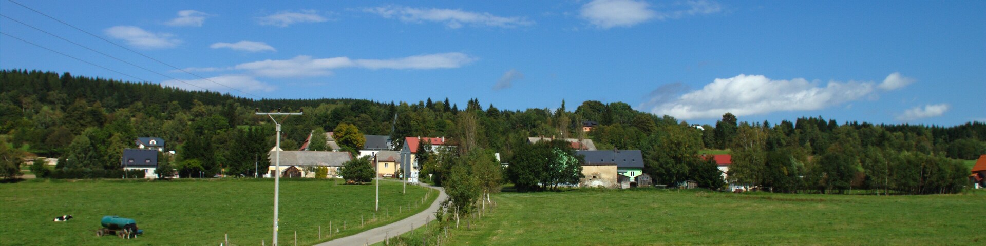 The village of Nicov seen from south