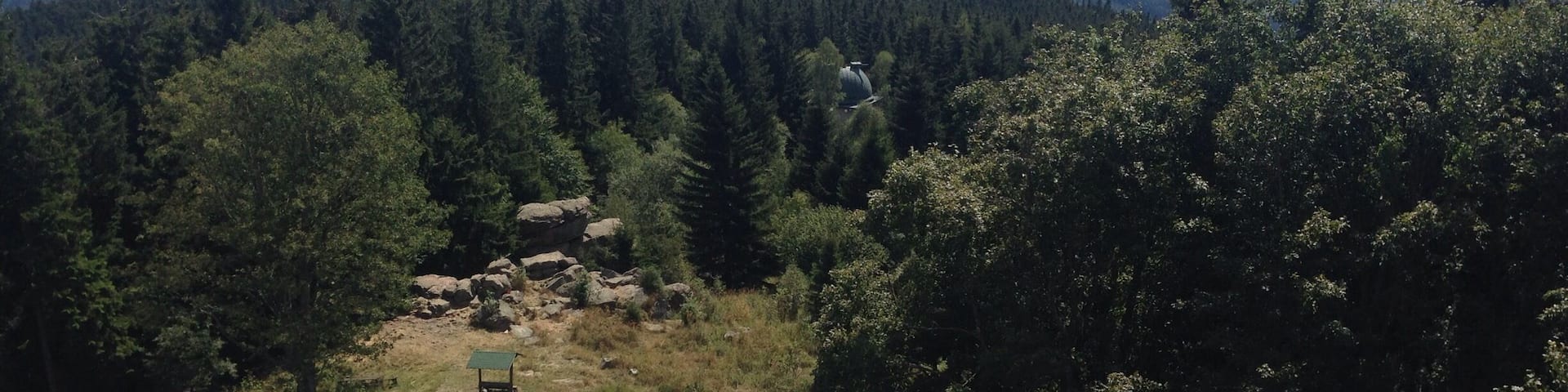 Great hike up the mountain from Cesky Krumlov! You can also take a chair lift to the top or rent bikes or scooters to ride down
