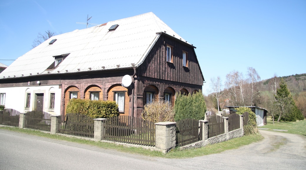 Old house in Loučné, Jiříkov, Děčín District.