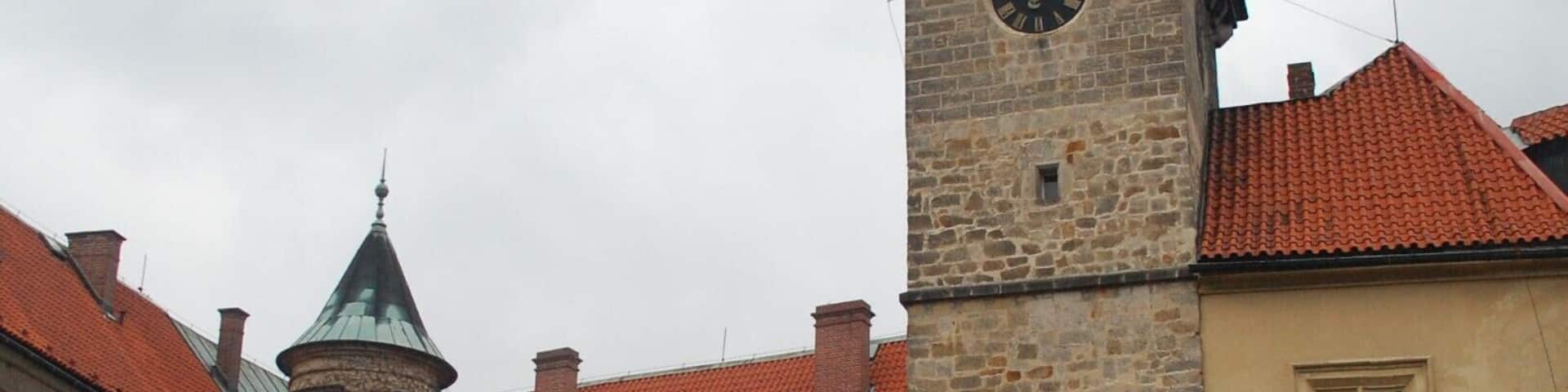 Castle (and Hotel/Restaurant) at Hrubá Skála, which is in the Český ráj (Bohemian paradise) protected area.