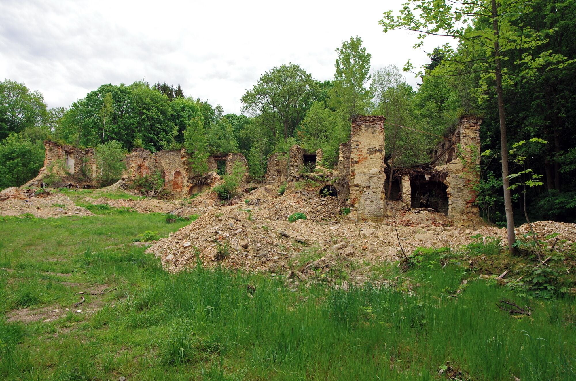 Ruiny zámku, Horní Luby, okres Cheb