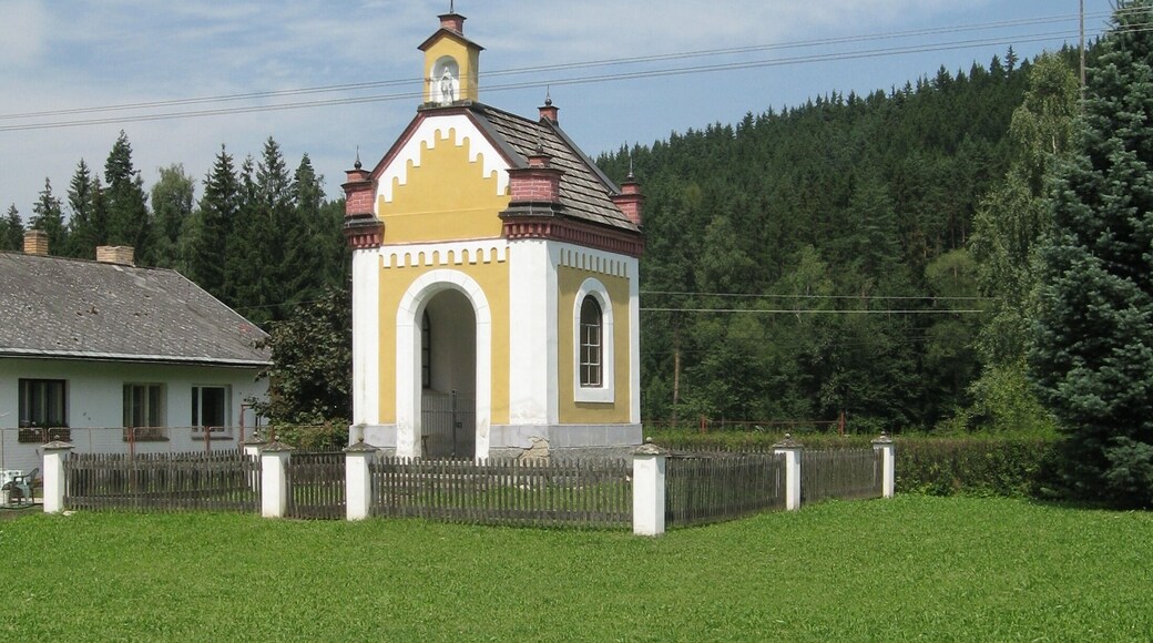 Chapel in Annín (Dlouhá Ves - part Annín, Klatovy district, Czech Republic).