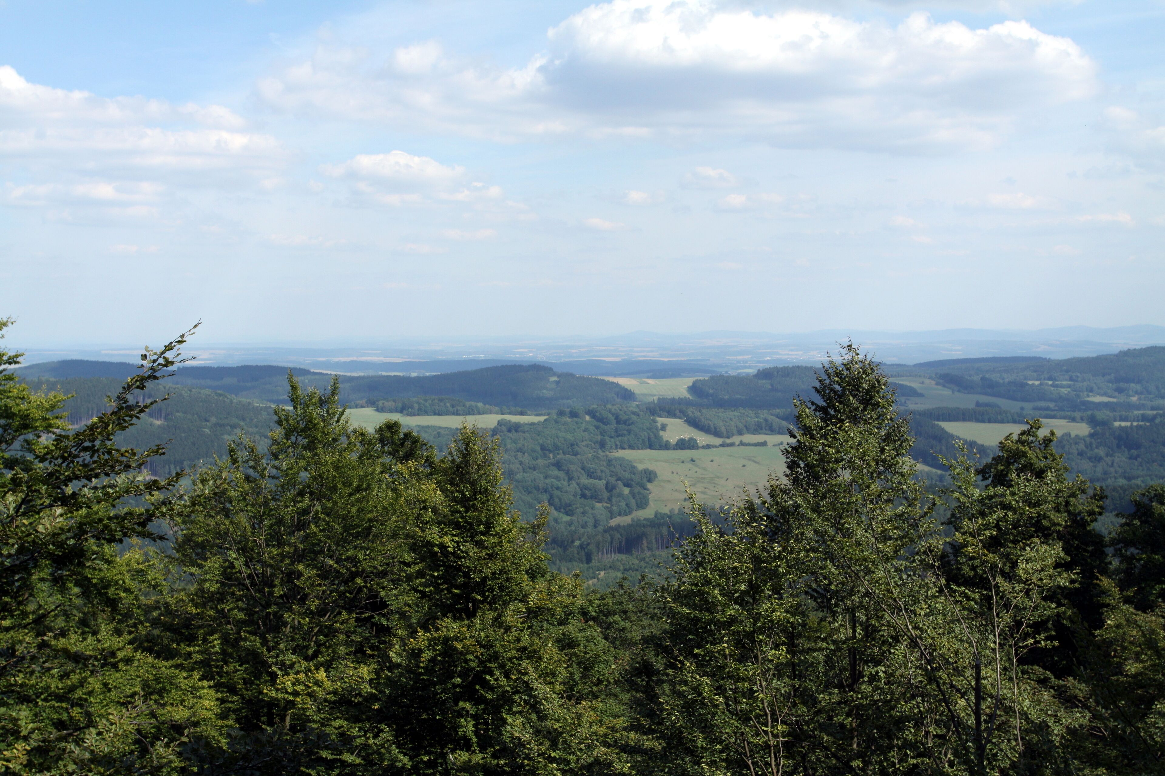 Nature reserve Pleš near Bělá nad Radbuzou in Domažlice District, Czech Republic