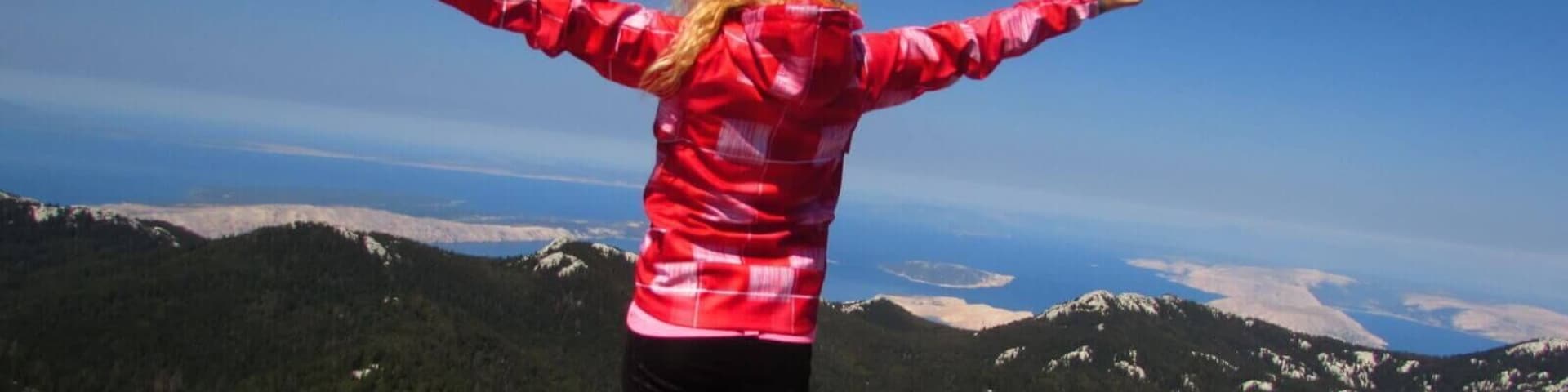 View from Gromovaca Peak 1675 m a.s.l. on the Velebit Mountain in Croatia
You can see Adriatic see and beautiful Kvarner Islands.
Read about my hike along Premuzic trail on:
http://thewildone.me/en/premuzic-trail-a-construction-masterpiece-through-the-most-beautiful-and-inaccessible-areas-of-velebit-mountain/