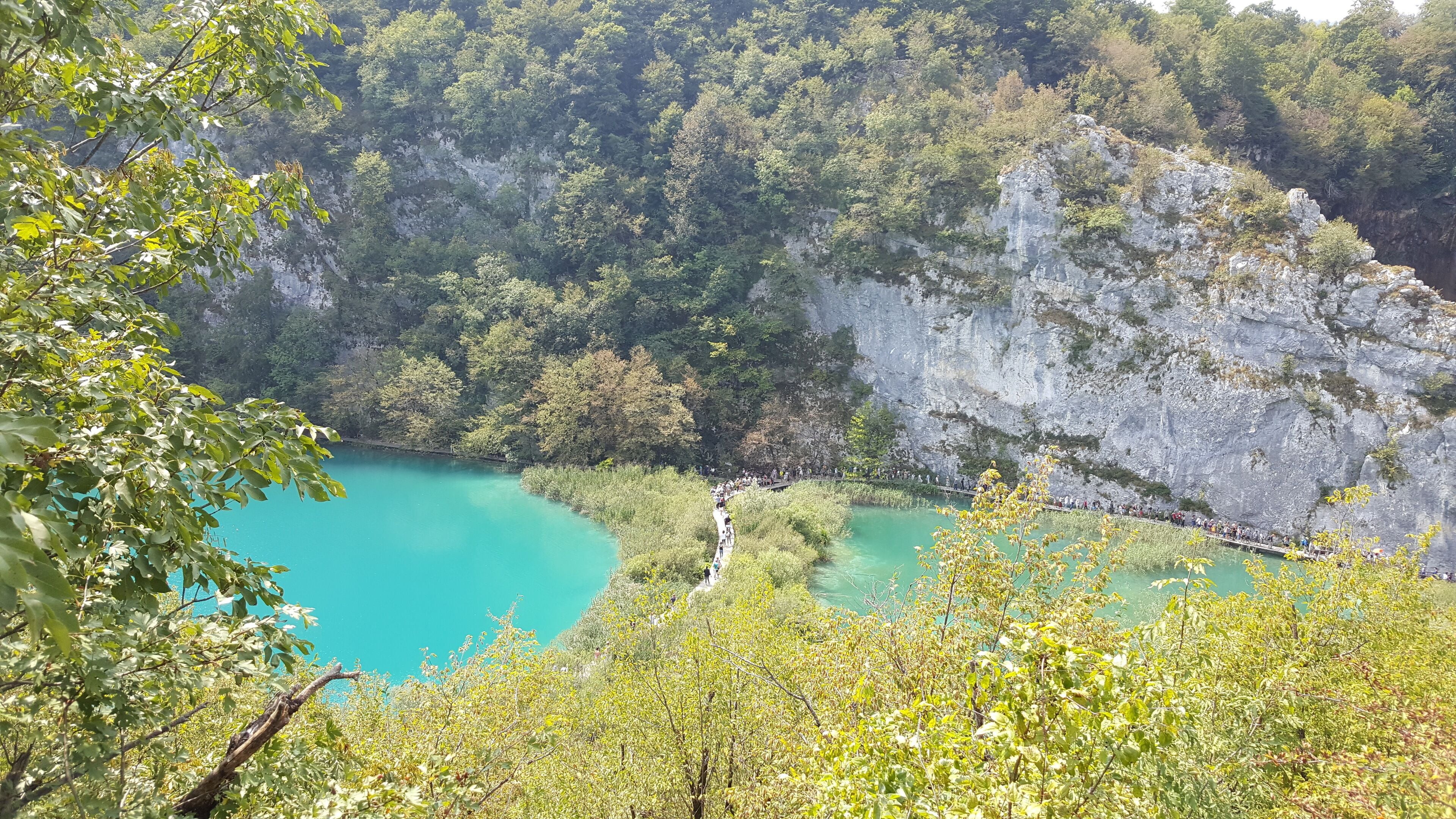 The oldest and largest (300 square kilometres) National Park in Croatia. There are 16 lakes flowing into the next.  In 1979, it became a UNESCO site. 

  -2018