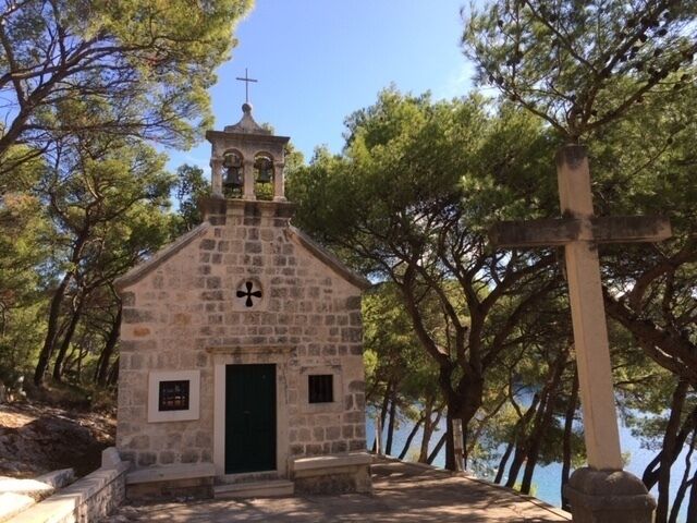 I first climbed up to this tiny chapel, the day after badly spraining my ankle, The peace & beauty of this spot took my breath away. I have been back since, and I still love it just as much. 
Pučišća - Brač - Croatia
#Trovember