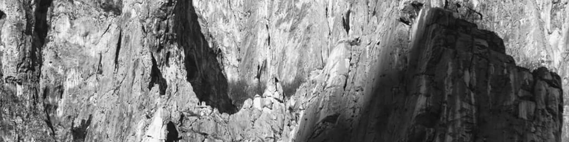 The rocks near to the town.Scary place