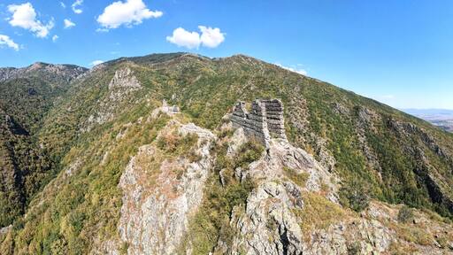 Anevsko kale Fortress near town of Sopot, Bulgaria