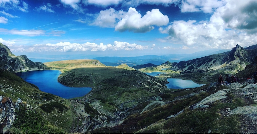 Little part of beautiful Bulgaria. The lakes are situated between 2,100 and 2,500 metres elevation above sea level.