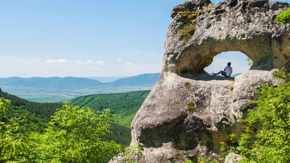 The eye of nature.
This rock formation is called "The eye of Osmar" because it is located near the village Osmar.
It is completely a creation of the nature and will always amazes me!