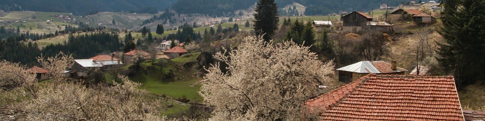 One of the most picturesque village in Rhodopes, Bulgaria. It's early spring and everything is awake, smells good and looks fascinating.Fantastic feeling for life!