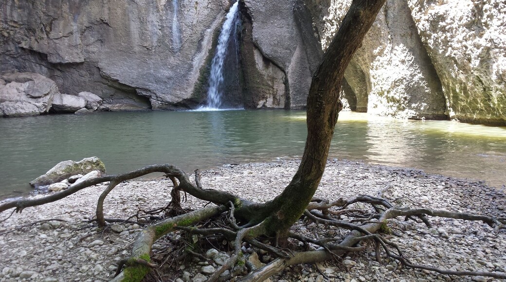 The end of the very first ecopath in Bulvaria. Hidden waterfall