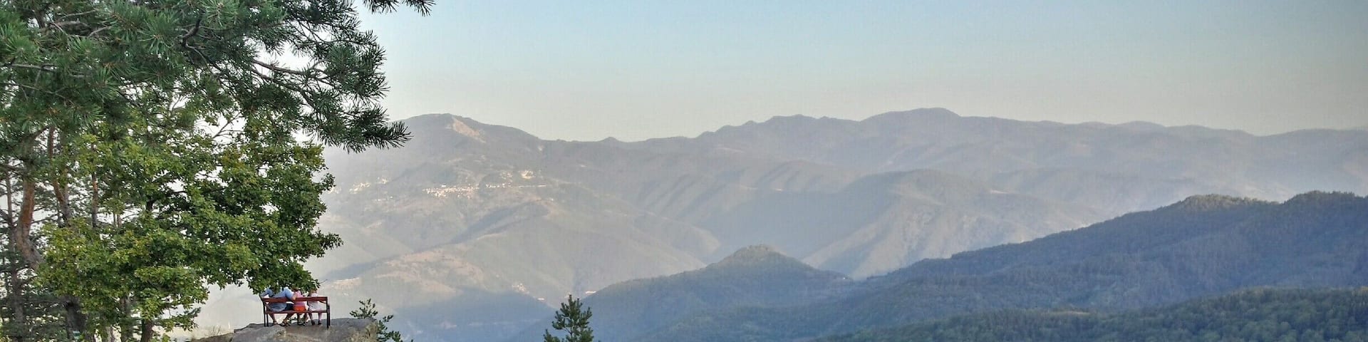 The red rock, somewhere in the Rhodopes.Breathtaking view, feel like a bird!