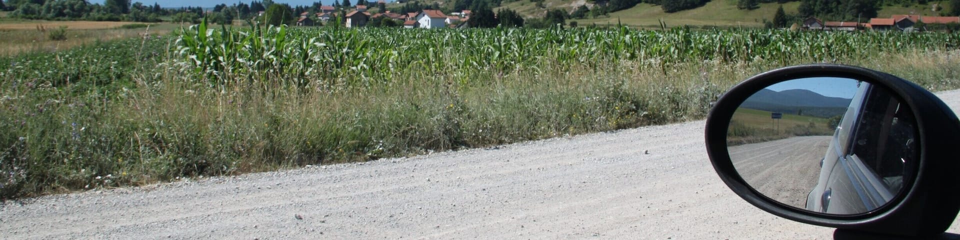Somewhere on the roads of North Bosnia.
Roadtrips in Bosnia are highly recommended, even though the streets are still in a rather poor condition.