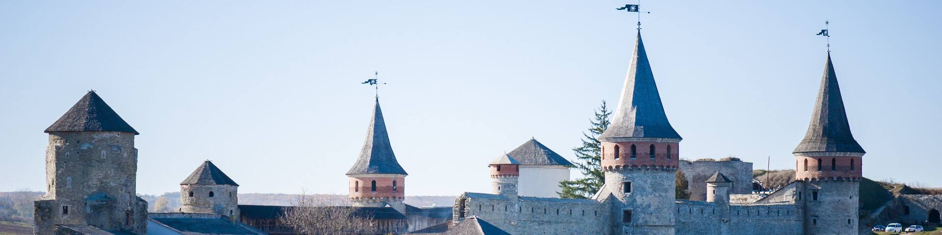 Old castle fortification building