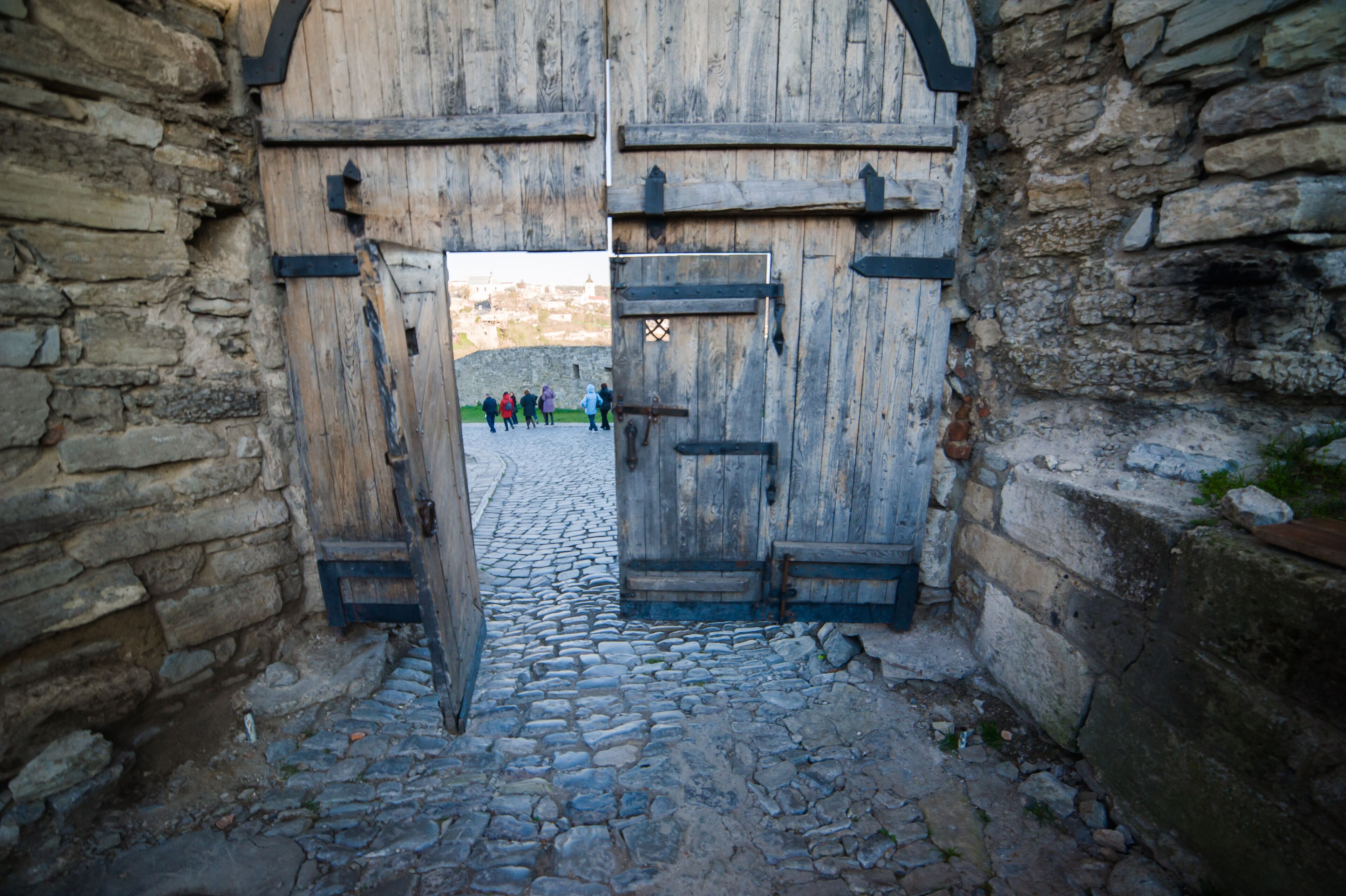 Old castle fortification building