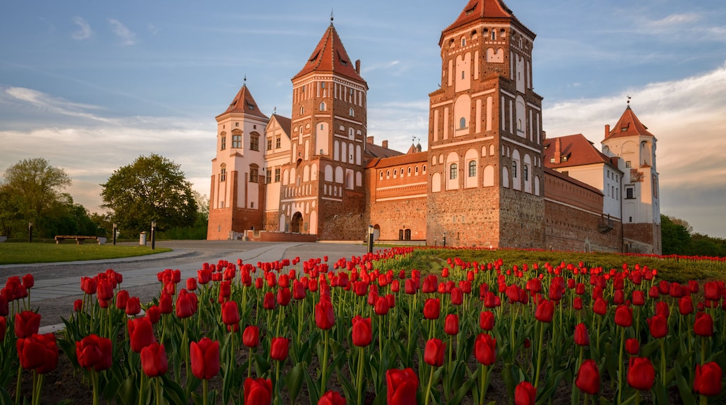 Mir Castle Complex in the town of Mir, Belarus