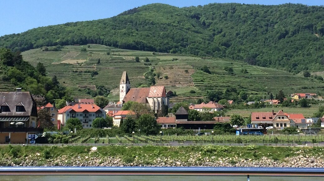 Floating on the
Donau River.