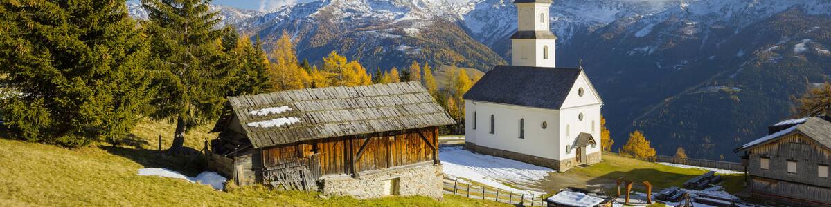 Kirche Marterle, Rangersdorf, Mölltal, Kreuzeckgruppe, Hohe Tauern, Kärnten, Österreich