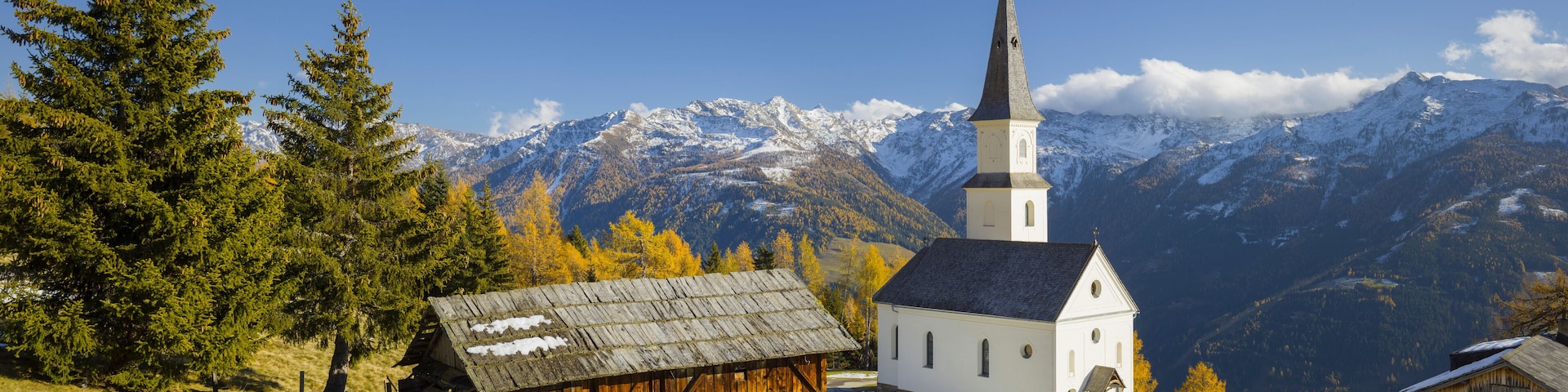 Kirche Marterle, Rangersdorf, Mölltal, Kreuzeckgruppe, Hohe Tauern, Kärnten, Österreich