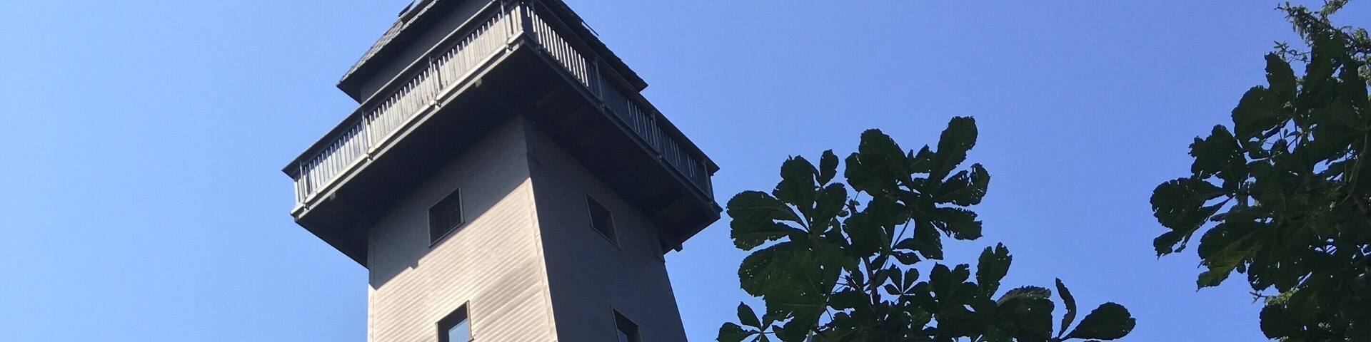 From afar, this watch tower resembles an alien rocket launch site, but it is just your not so average lookout tower. Nice vista, great nearby restaurant : http://www.naturpark-gasthaus.at/