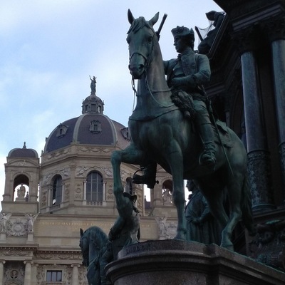 Stephans-Platz early January. Believe me it's cold here although beautiful