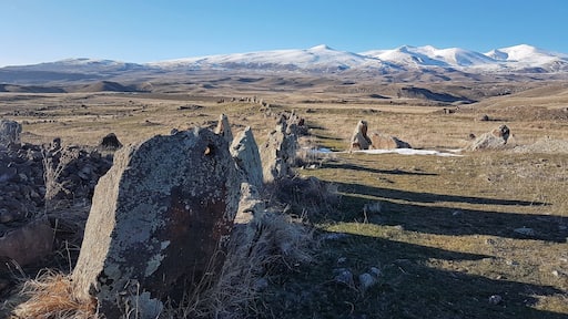 Stones from the past #armenia #karahunj #armenianstonehedge #prehistoricsite #observatory