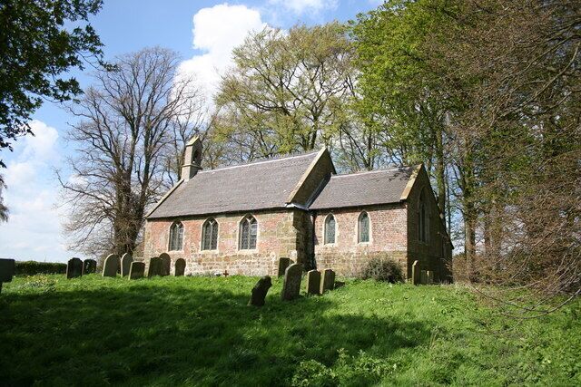 St.Peter & St.Paul's church, Hareby, Lincs. Largely built in 1858 incorporating earlier masonry