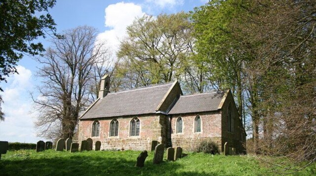 St.Peter & St.Paul's church, Hareby, Lincs. Largely built in 1858 incorporating earlier masonry