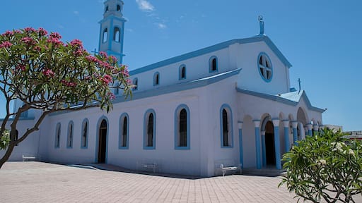 Parroquia Nuestra Sra de Lourdes Cd Constitución
Esta bella Iglesia se encuentra en Ciudad Constitución en Baja California Sur, Sus colores son típicos de México