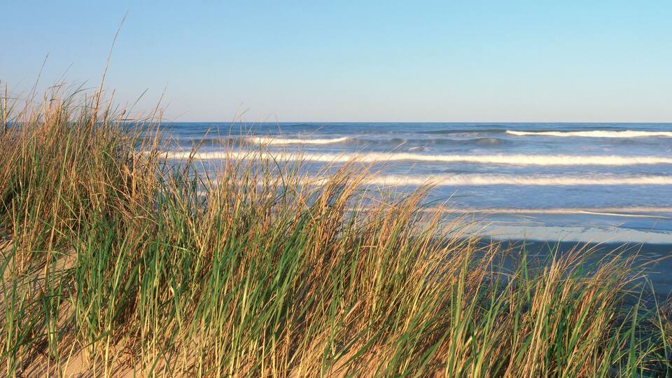 Atlantic Ocean At Sunset, Cape Hatteras, North Carolina