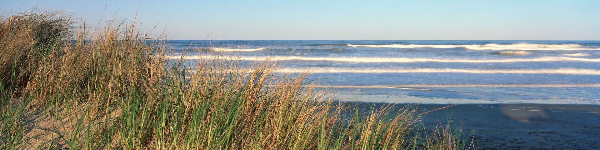 Atlantic Ocean At Sunset, Cape Hatteras, North Carolina
