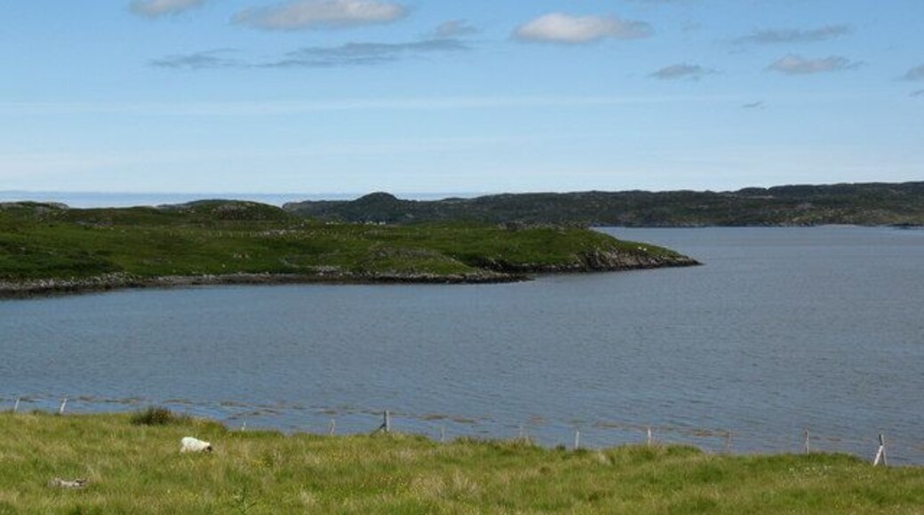 Am Port Mor A shallow bay on the south east coast of Great Bernera.