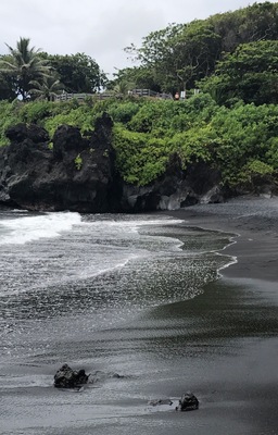 Absolutely breath taking to see the black sand.