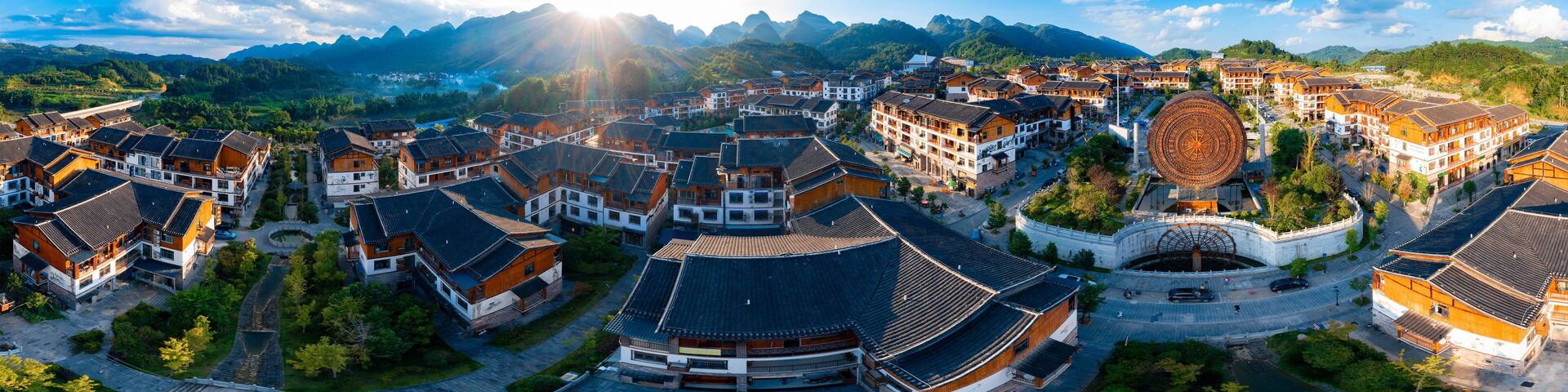 Mengliu Town, xiaoqikong scenic spot, Libo County, Guizhou Province, China