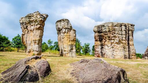 Mor Hin Khao or Stone Henge of Thailand at Phu Laenkha National Park