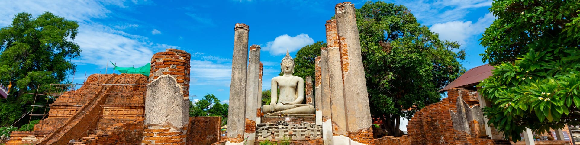Wat Mahathat The attraction Archaeological sites of historical significance Chainat Thailand