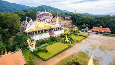 Phrae Beautiful view of Wat Phra That Suthon Mongkhon Khiri, Thailand