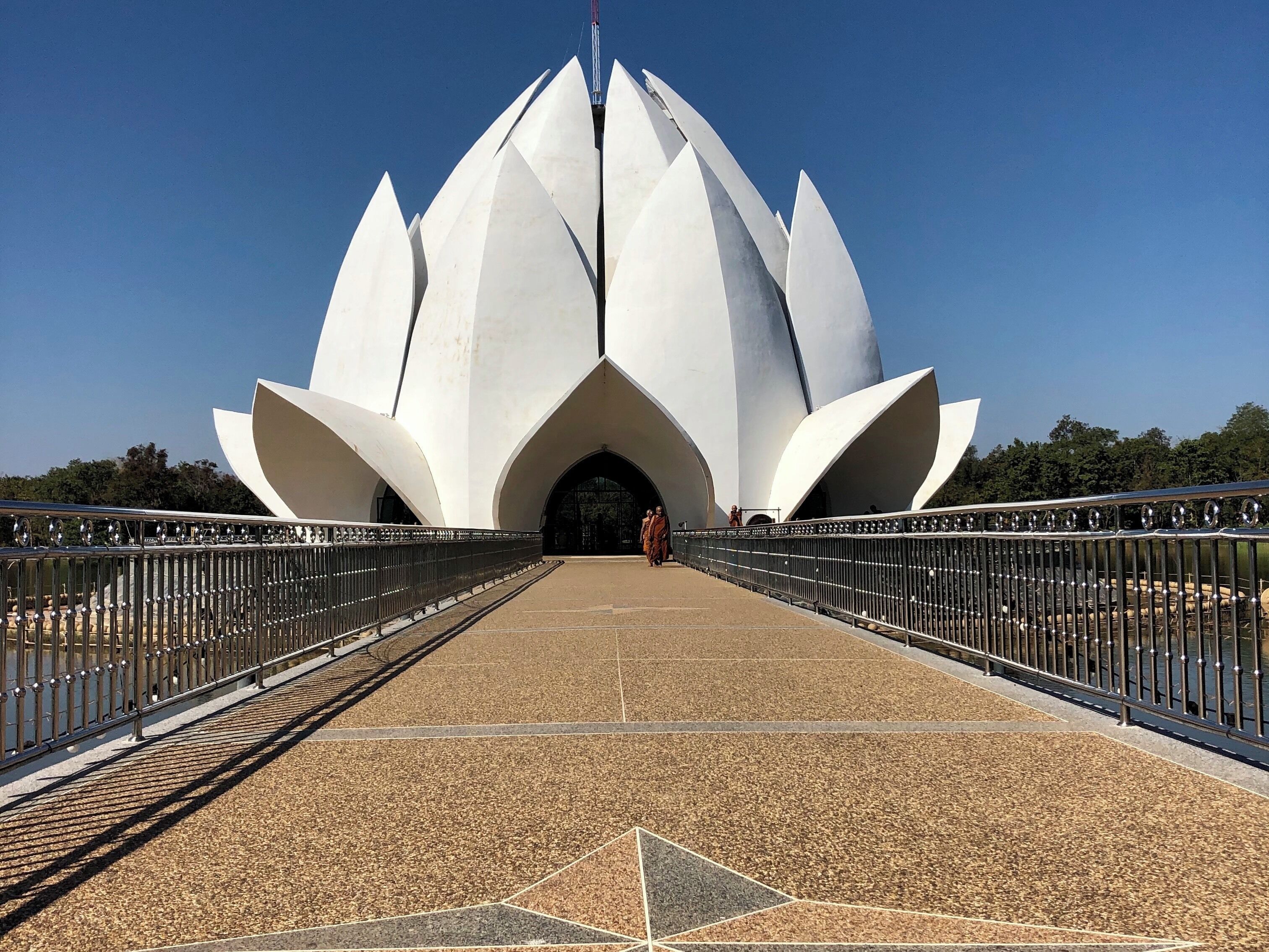 Lotus shaped temple