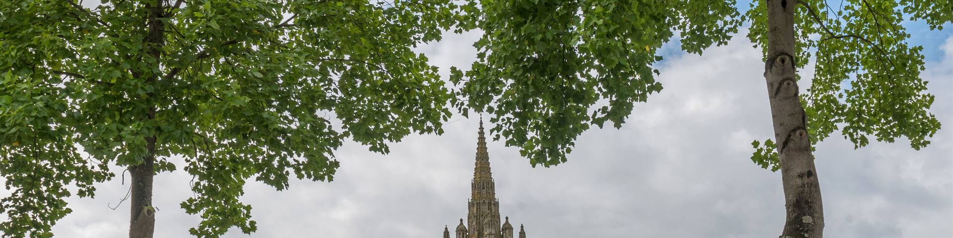Avener Church of the Mother of God. City of Laval, Mayenne, Pays de Loire, France. August 5, 2018