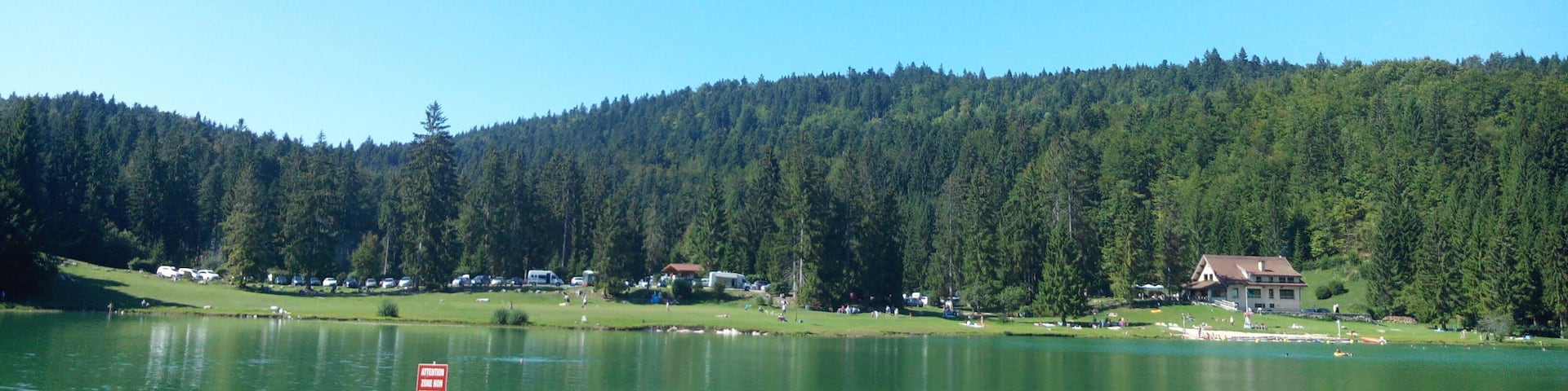 Vue du lac Genin.