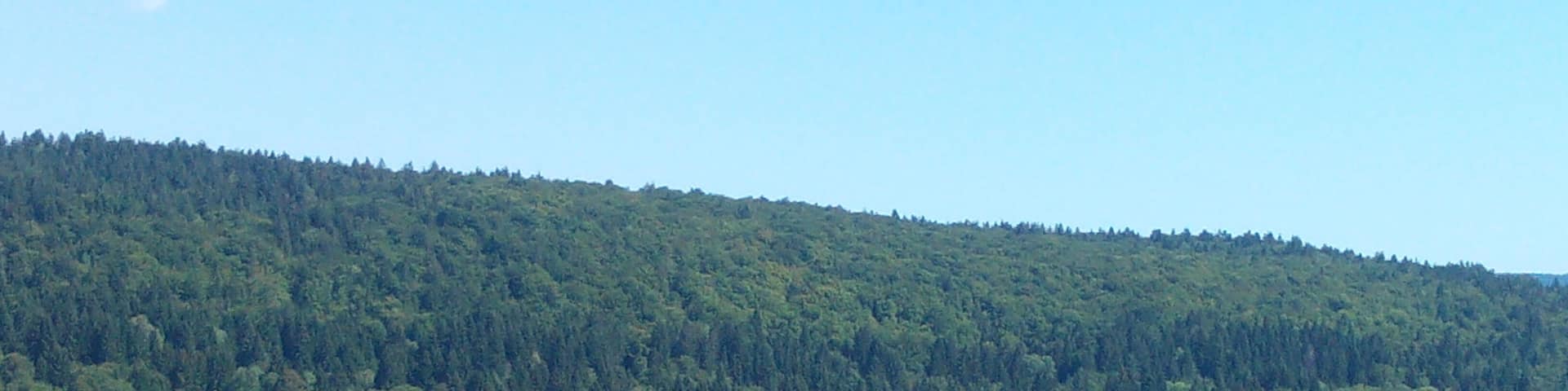 Vue du village de Charix (Ain, France).