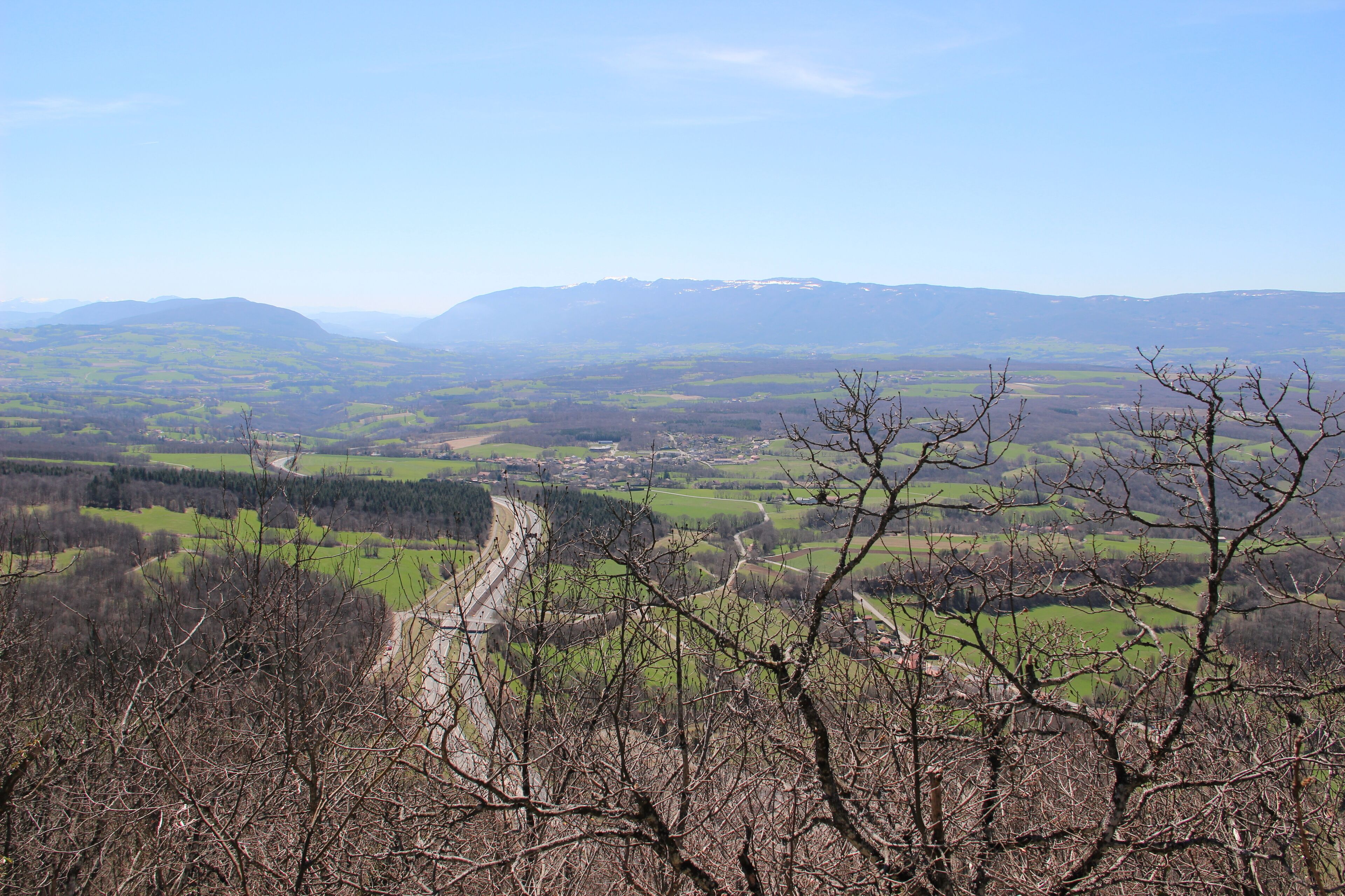 Panoramic view from the Vuache