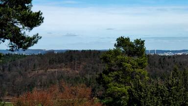 Blick Richtung Sindelfingen (Krankenhaus, Mercedes-Benz Werk)