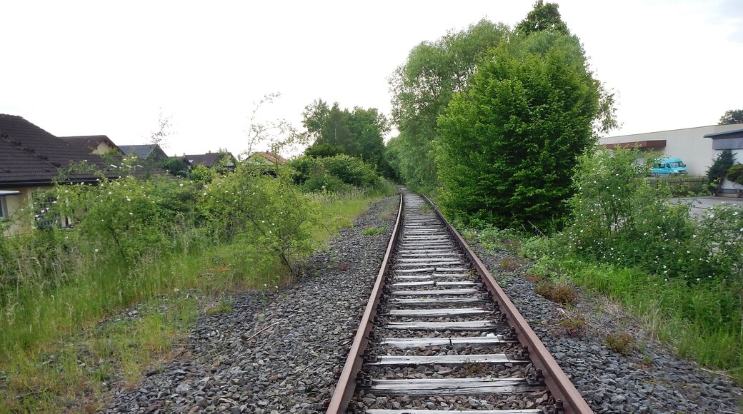 Geplante Hermann-Hesse-Bahn, Trasse in Althengstett.