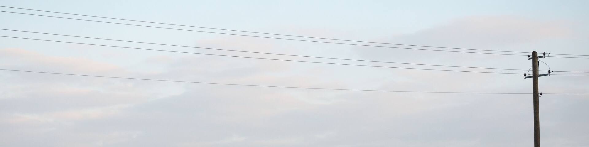 Ground fog (radiation fog) on a summer morning. Lein valley, Germany.