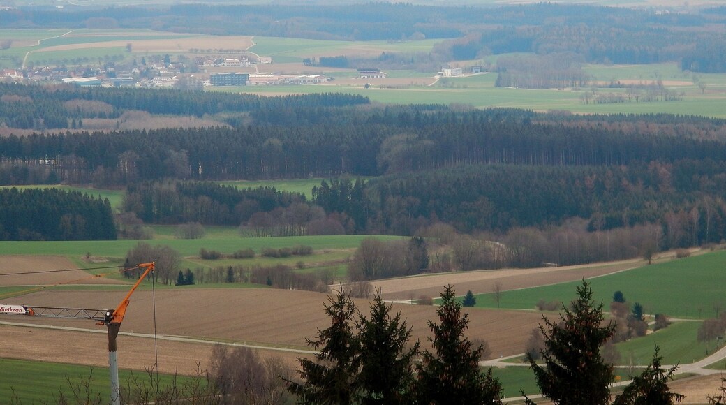 Ausblick vom heiligen Berg Oberschwabens, dem Berg Bussen
