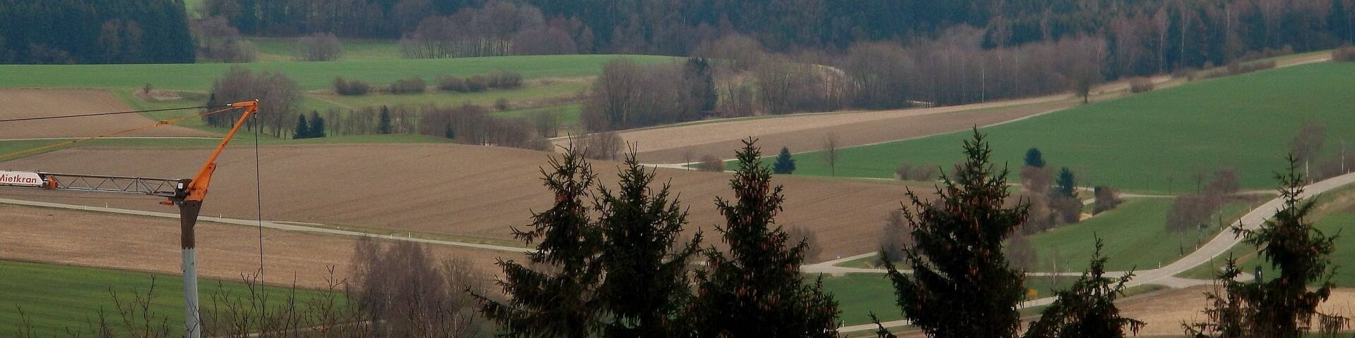 Ausblick vom heiligen Berg Oberschwabens, dem Berg Bussen